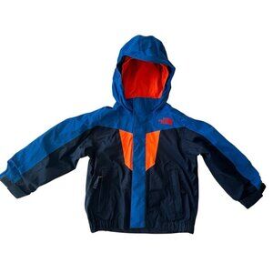 The North Face Toddler Boys Vortex Triclimate Jacket 2T Blue Orange Shell Only